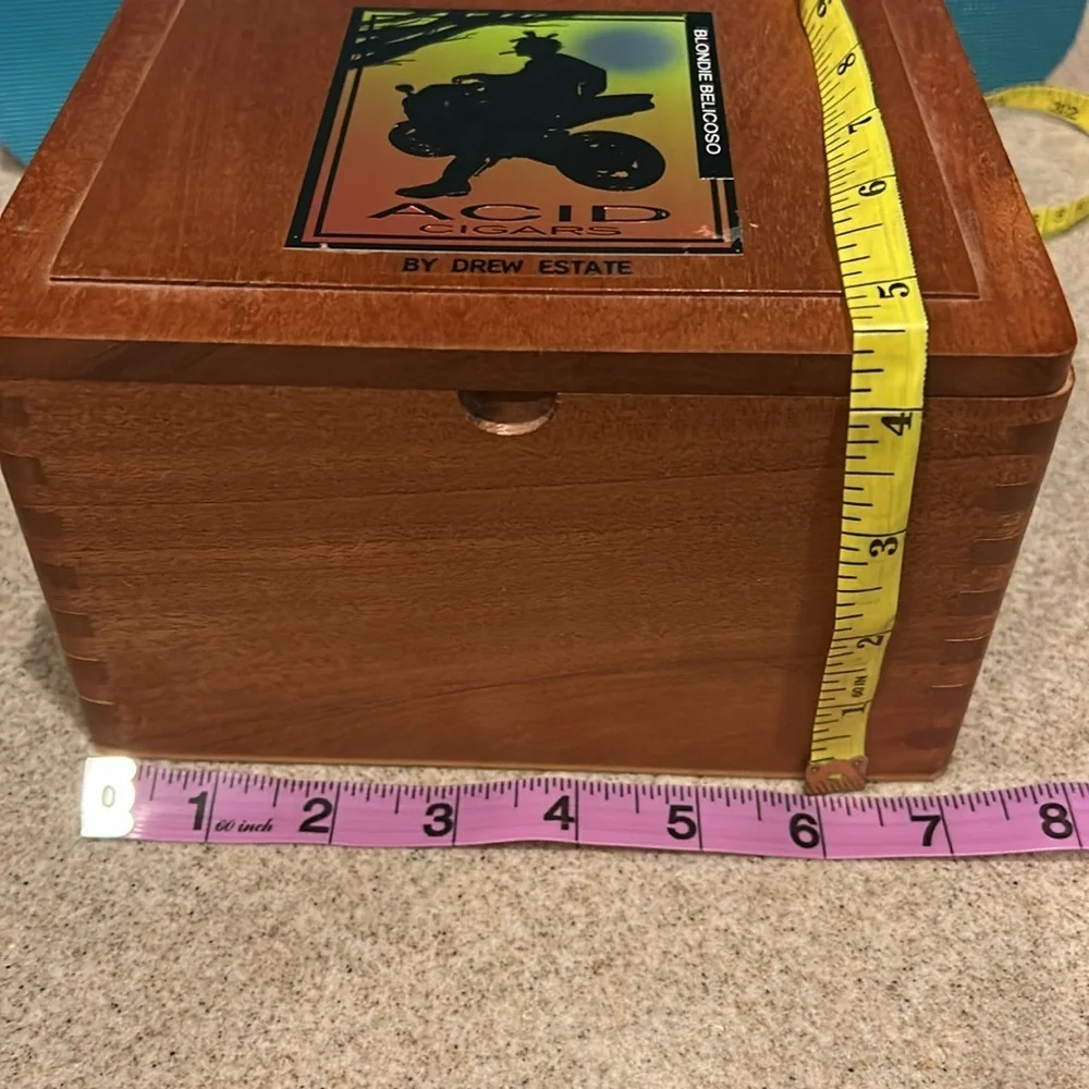 Cigar box.  Acid Cigars by Drew Estate Wood box - Picture 11 of 12